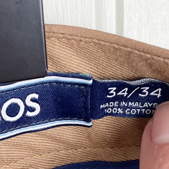 Bonobos Stretch Weekday Warrior Dress Pants Thursday Slim Fit Khaki Tan 34/34 - Picture 6 of 8